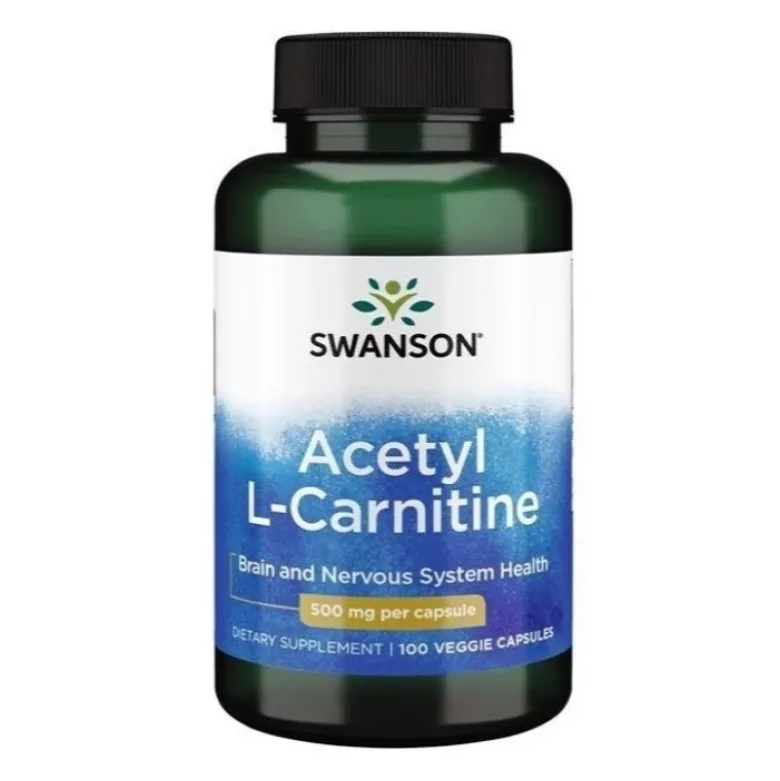 SWANSON Acetyl L-Karnityna 500 mg 100 caps.