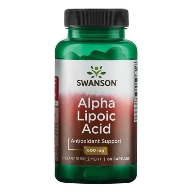 SWANSON ALA Kwas alfa liponowy 600 mg 60 caps.