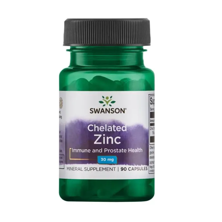 SWANSON Albion Chelated Zinc 30 mg 90 caps.