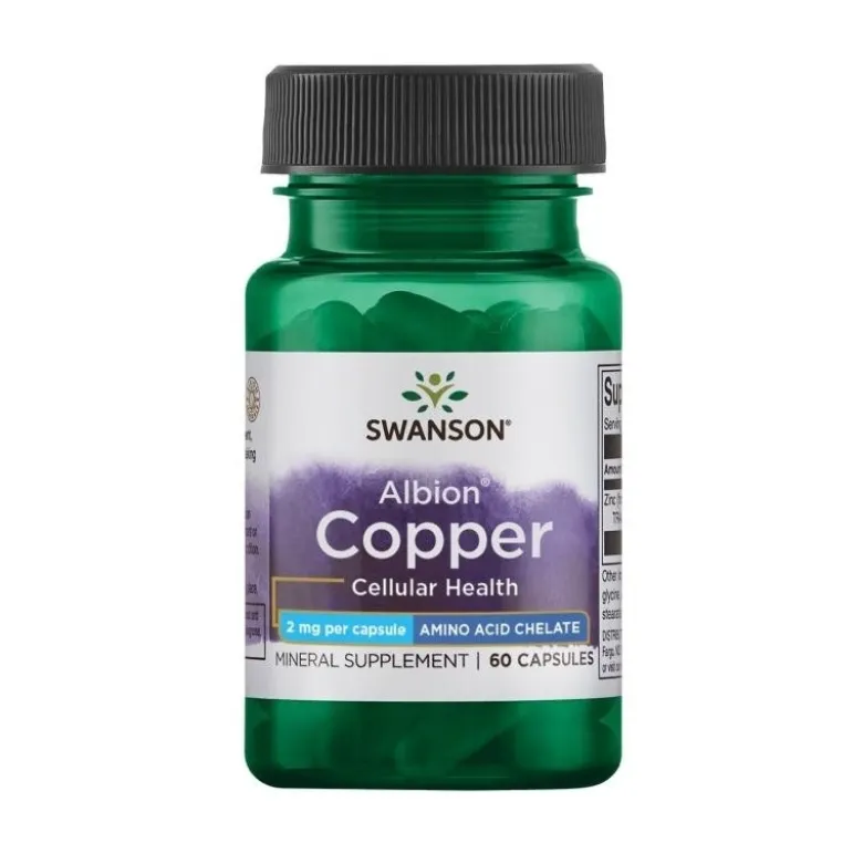 SWANSON Albion Chelat Miedzi 2 mg 60 caps.