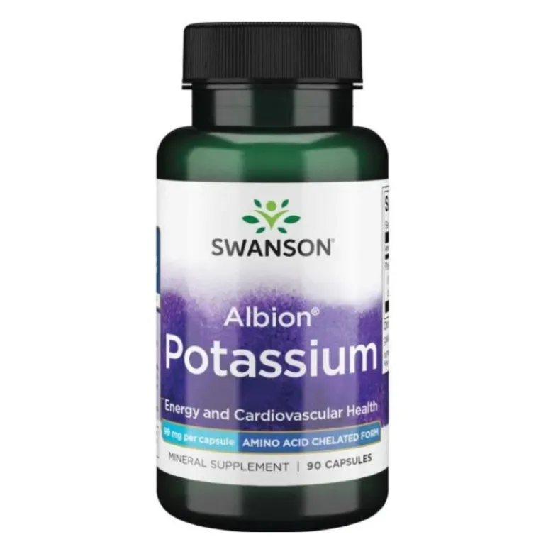 SWANSON Albion Potassium 99 mg 90 caps.