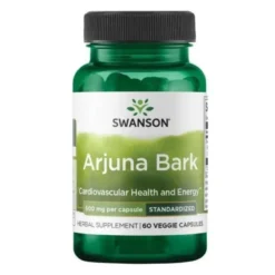 SWANSON Arjuna Bark Extract 500 mg 60 veg caps.