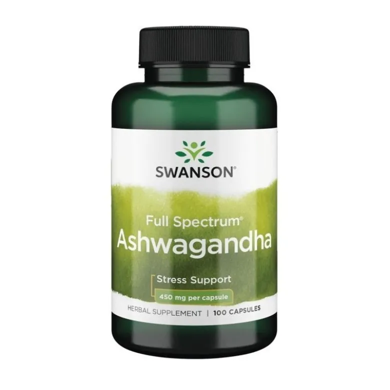 SWANSON Ashwagandha 450 mg 100 caps.