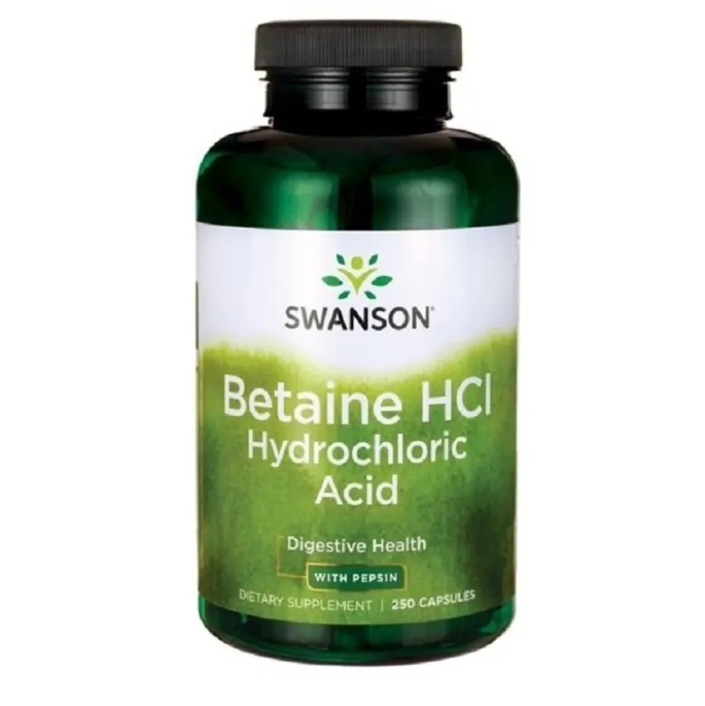 SWANSON Betaina HCl 250 caps.