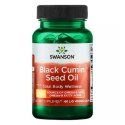 SWANSON Black Cumin Seed Oil 500 mg 60 liq veg caps