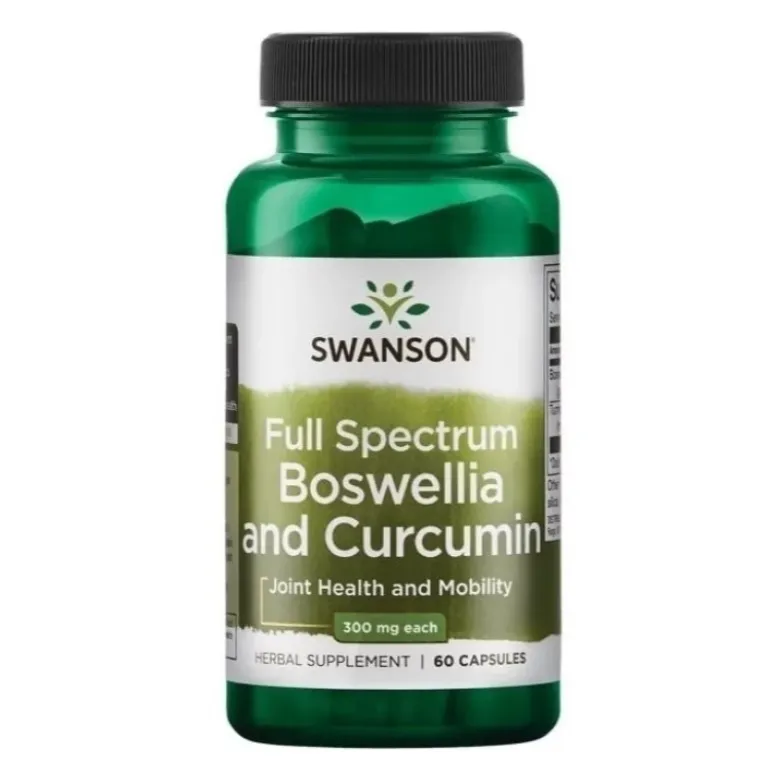 SWANSON Boswellia and Curcumin 60 caps.