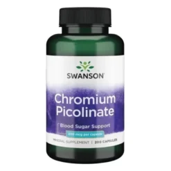 SWANSON Chromium Picolinate 200 mcg 200 caps.