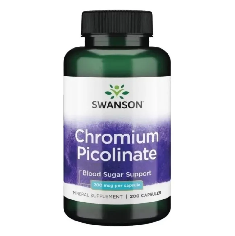 SWANSON Chromium Picolinate 200 mcg 200 caps.