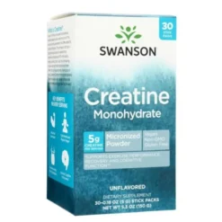 SWANSON Creatine Monohydrate Misconized Powder 30 sasz. Unflavored