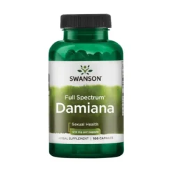 SWANSON Damiana Leaves 510 mg 100 caps.