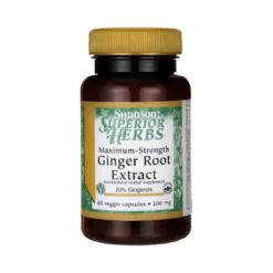 SWANSON Ginger Root Extract (Imbir) 60 veg caps.