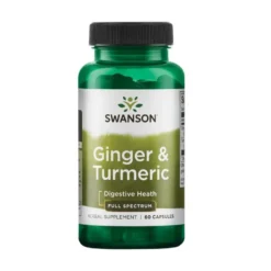 SWANSON Ginger & Turmeric 60 caps.