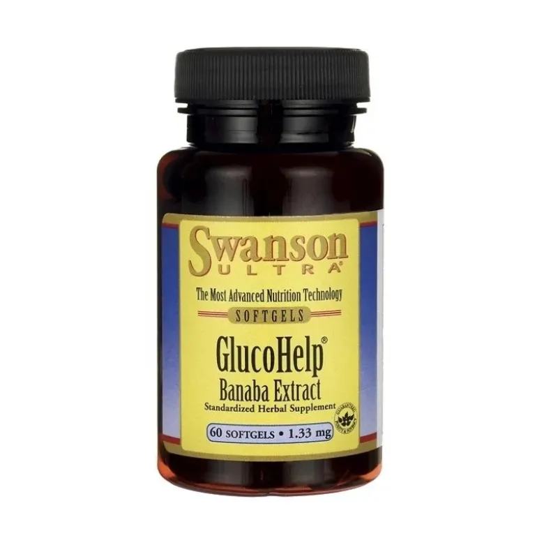 SWANSON GlucoHelp Banaba Extract 60 caps.
