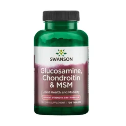 SWANSON Glucosamine, Chondroitin & MSM 120 tabs.