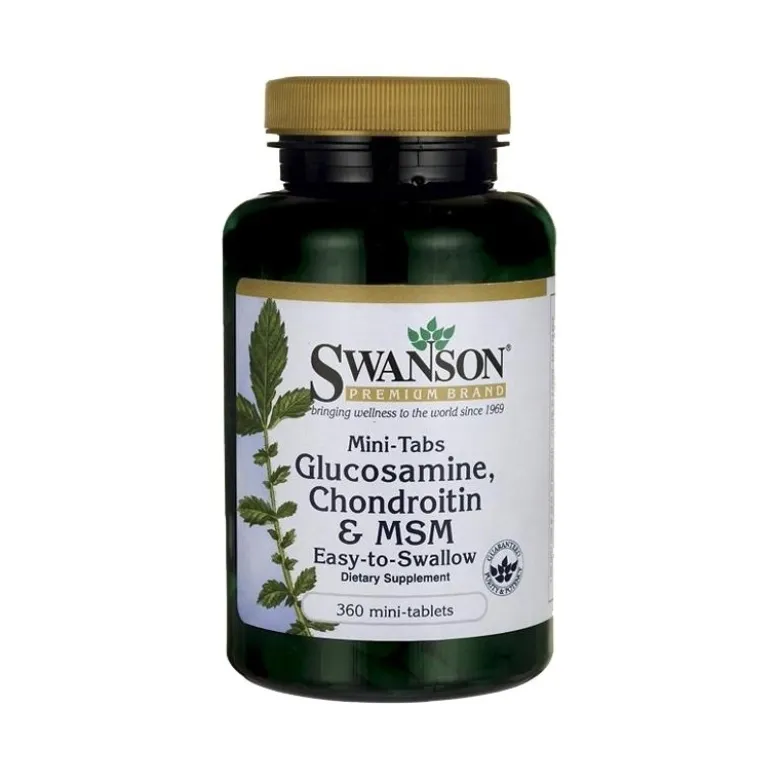 SWANSON Glukozamina & Chondronityna & MSM 360 tabs.