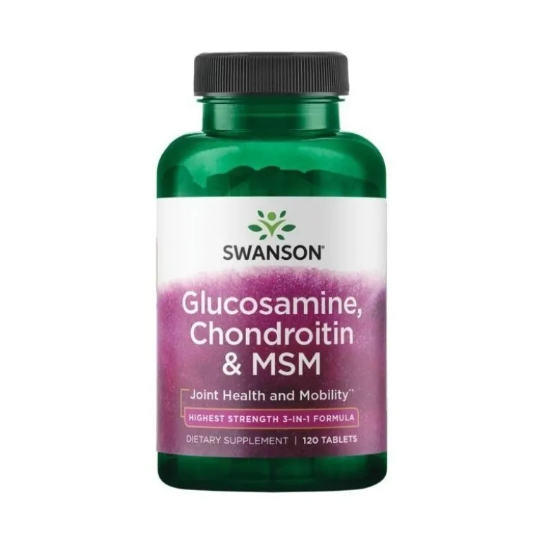 SWANSON Glukozamina & Chondroityna 120 tabs.