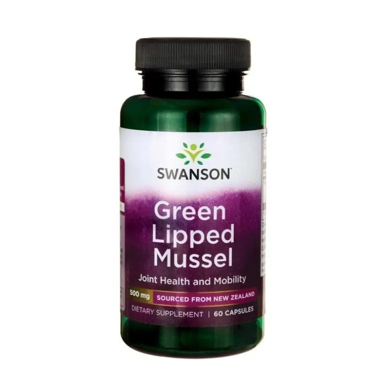 SWANSON Green Lipped Mussel 500 mg 60 caps.