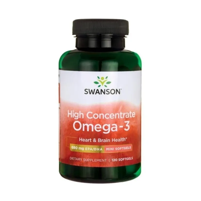 SWANSON High Concentrate Omega-3 120 softgels