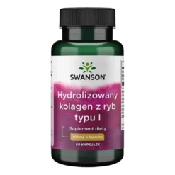 SWANSON Hydrolizowany kolagen z ryb typu I 400 mg 60 caps.