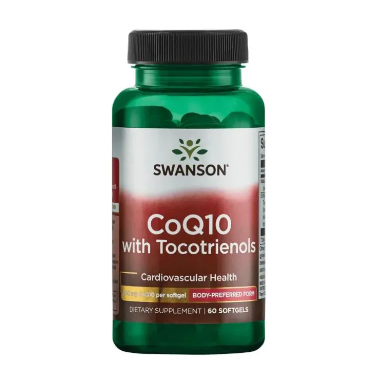 SWANSON Koenzym Q10 200 mg + Tokotrienole 60 gels