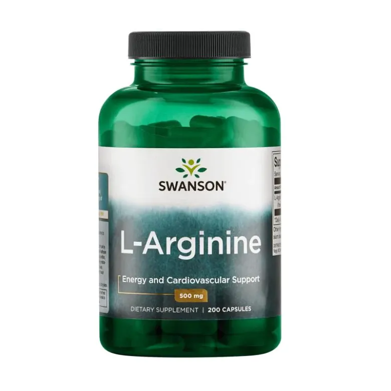 SWANSON L-Arginina 500 mg 200 caps.