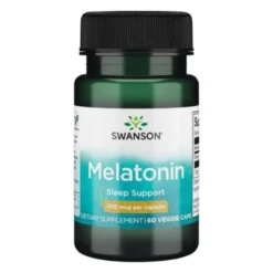 SWANSON Melatonina 500 mcg 60 veg caps.