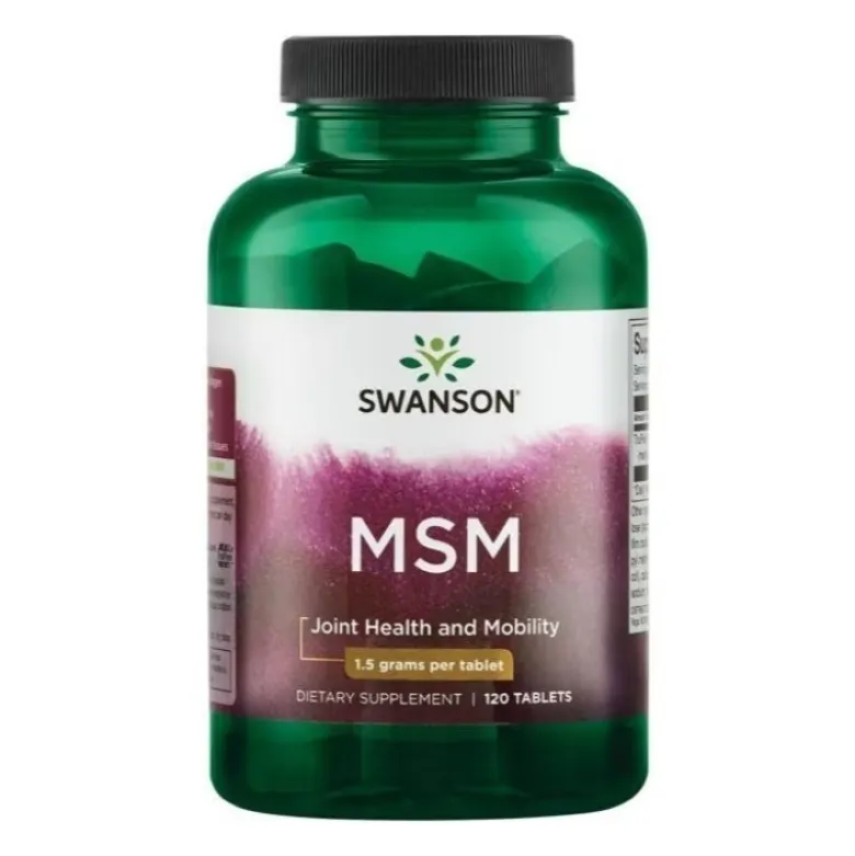 SWANSON MSM 1500 mg 120 tabs.