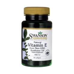 SWANSON Natural Vitamin E from Non-GMO Sunflower Oil 60 softgels