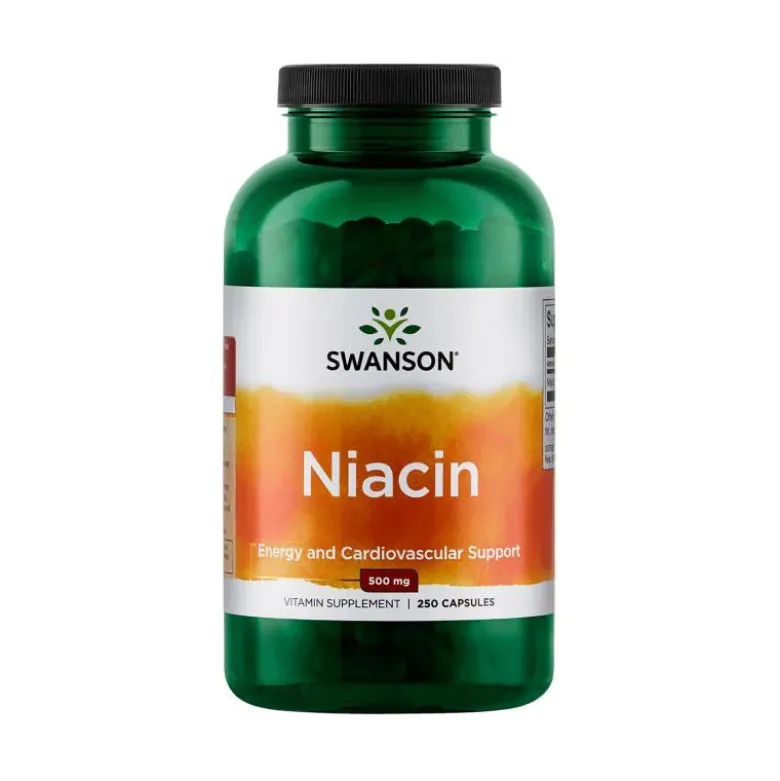 SWANSON Niacin 500 mg 250 caps.