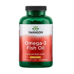 SWANSON Omega-3 Lemon flavour 150 softgels