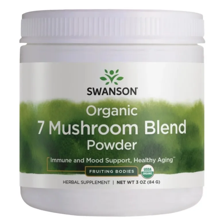 SWANSON Organic 7 Mushroom Blend Powder 84 g
