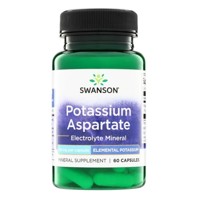 SWANSON Potassium Aspartate 99 mg 60 caps.