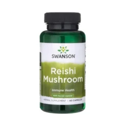 SWANSON Reishi Mushroom 600 mg 60 caps.