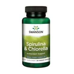 SWANSON Spirulina & Chlorella Organic 90 veg caps.