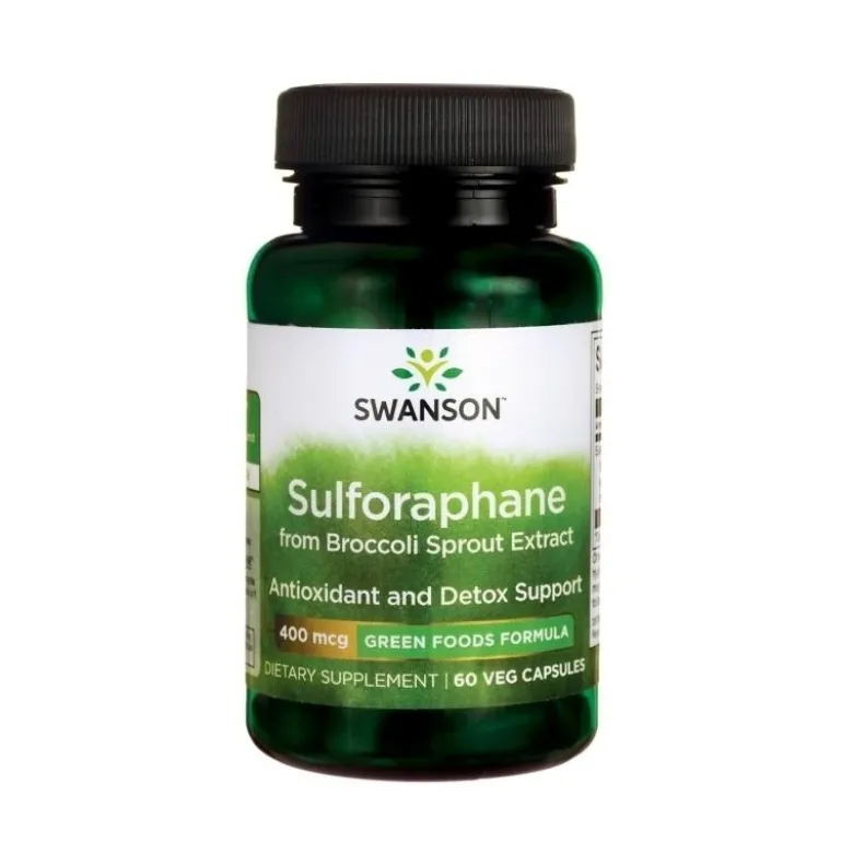 SWANSON Sulforafan 400 mcg 60 veg caps.