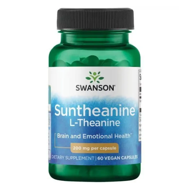 SWANSON Suntheanine L-Theanine 200 mg 60 veg caps