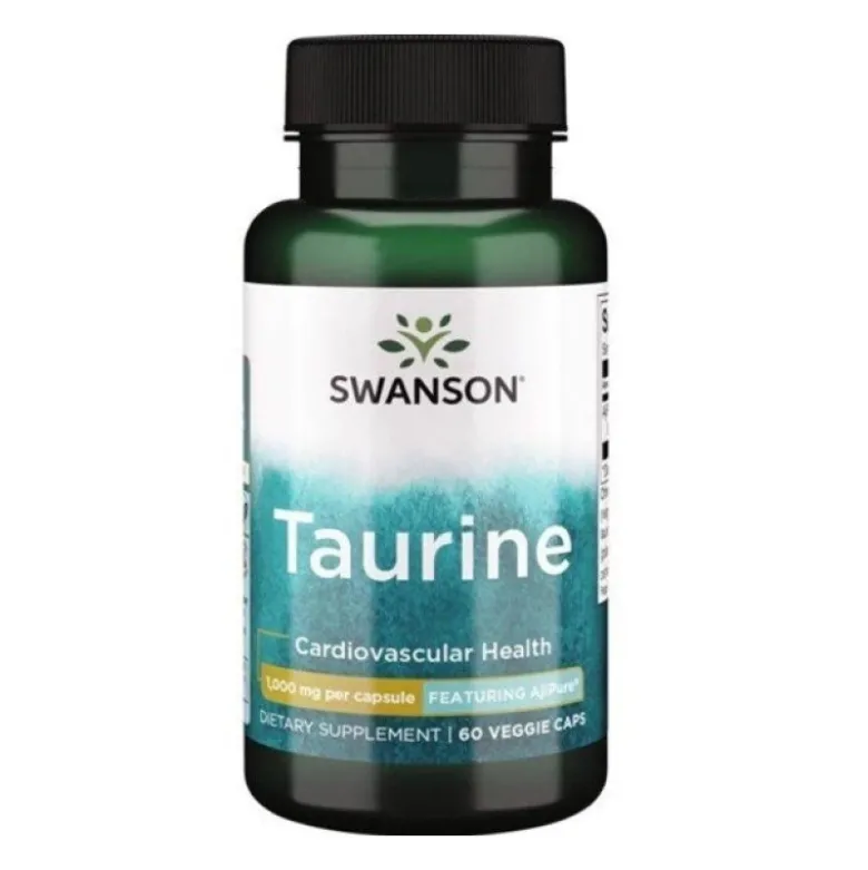 SWANSON Tauryna 1000 mg 60 veg caps.