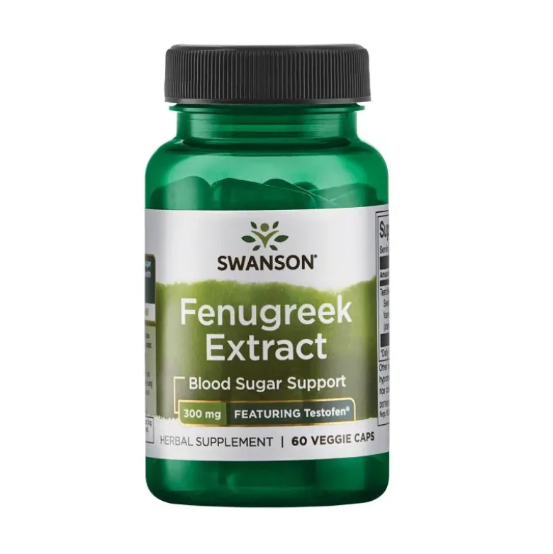 SWANSON Testofen Fenugreek ekstrakt 60 veg caps.