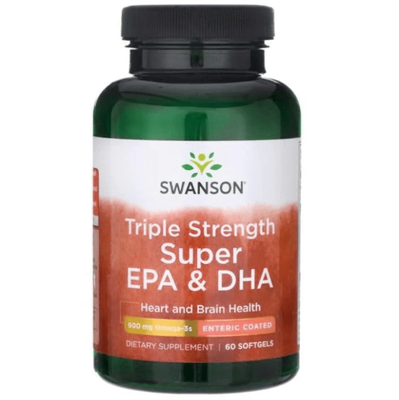 SWANSON Triple Strenght Super EPA&DHA 900 mg 60 softgels