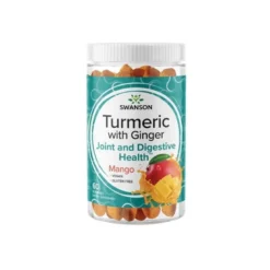 SWANSON Turmeric & Ginger 60 gummies Mango