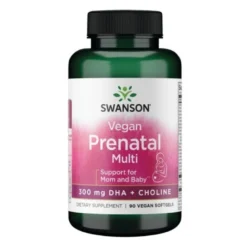 SWANSON Vegan Prenatal Multi 90 veg softgels.