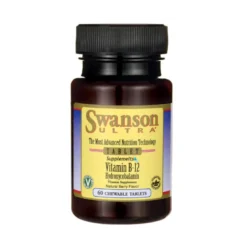 SWANSON Vitamin B-12 Hydroxycobalamin 60 tabs.do ssania