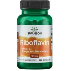 SWANSON Witamina B-2 Riboflavin 100 mg 100 caps.