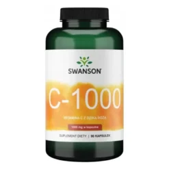 SWANSON Witamina C 1000 mg z Dziką różą 90 caps.