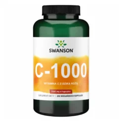 SWANSON Witamina C 1000 mg z Dziką różą 250 caps.