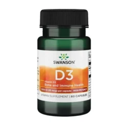 SWANSON Witamina D3 1000 IU 60 caps.