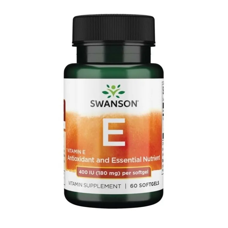 SWANSON Witamina E 400 IU 60 caps.