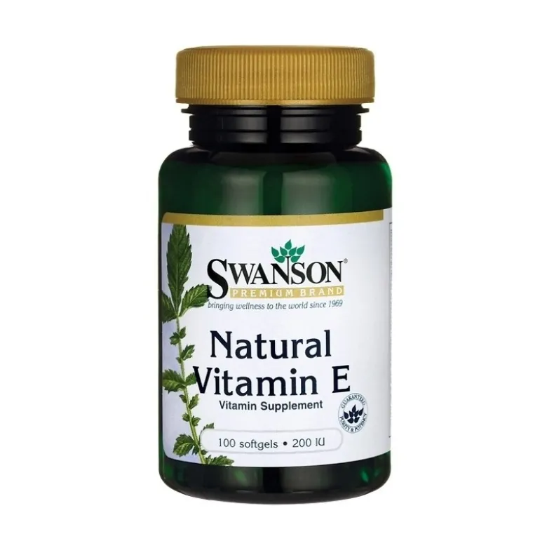 SWANSON Witamina E 200IU Natural 100 caps.