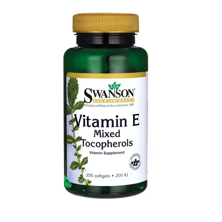 SWANSON Witamina E Mixed Tocopherols 200IU 250 caps.