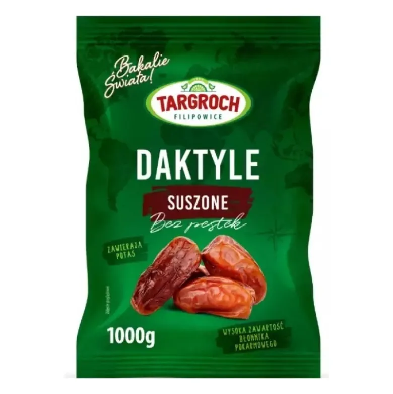 TARGROCH Daktyle bezpestkowe 1000g Flowpack